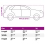 Komplette Autoabdeckung für SUV, Hagelschutz, M grau/silber von , Autoaufbewahrungsabdeckungen - Ref: Foro24-4008948, Preis: ...