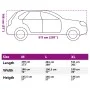 Funda de coche para SUV con correas hebilla PEVA plateado XL by , Car Storage Covers - Ref: Foro24-4008957, Price: 45,68 €, D...