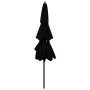 3-tier parasol with black aluminum pole 3 m by vidaXL, Umbrellas - Ref: Foro24-313874, Price: 66,62 €, Discount: %