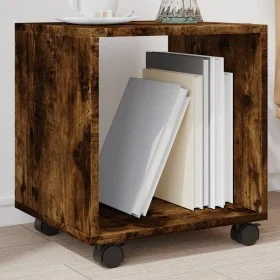 Rollschrank aus geräucherter Eichen-Ingenieurholz 37x33x42,5cm von , Seitentische - Ref: Foro24-853132, Preis: 30,21 €, Rabat...
