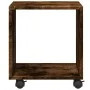 Armario con ruedas madera ingeniería roble ahumado 37x33x42,5cm by , Side tables - Ref: Foro24-853132, Price: 30,21 €, Discou...