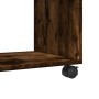 Armario con ruedas madera ingeniería roble ahumado 37x33x42,5cm by , Side tables - Ref: Foro24-853132, Price: 30,71 €, Discou...