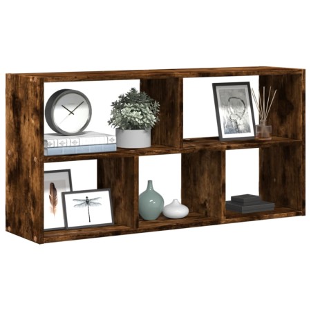 Estante de pared madera ingeniería roble ahumado 100x25x50 cm by , Shelves and shelves - Ref: Foro24-853276, Price: 52,39 €, ...