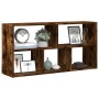 Estante de pared madera ingeniería roble ahumado 100x25x50 cm by , Shelves and shelves - Ref: Foro24-853276, Price: 52,39 €, ...