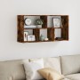 Estante de pared madera ingeniería roble ahumado 100x25x50 cm by , Shelves and shelves - Ref: Foro24-853276, Price: 52,39 €, ...