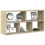 Wall shelf made of engineered Sonoma oak wood 100x25x50 cm by , Shelves and shelves - Ref: Foro24-853274, Price: 52,72 €, Dis...