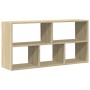 Wandregal aus Eichenholz in Sonoma-Eiche, 100x25x50 cm. von , Regale und Regale - Ref: Foro24-853274, Preis: 48,71 €, Rabatt: %