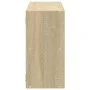 Wall shelf made of engineered Sonoma oak wood 100x25x50 cm by , Shelves and shelves - Ref: Foro24-853274, Price: 52,72 €, Dis...
