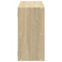 Wandregal aus Eichenholz in Sonoma-Eiche, 100x25x50 cm. von , Regale und Regale - Ref: Foro24-853274, Preis: 48,71 €, Rabatt: %