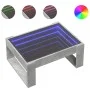 Mesa de centro con Infinity LED gris hormigón 70x53x30 cm by , Coffee table - Ref: Foro24-847633, Price: 81,06 €, Discount: %
