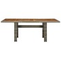 Brown synthetic rattan and solid acacia wood garden table by vidaXL, Garden tables - Ref: Foro24-313314, Price: 246,97 €, Dis...