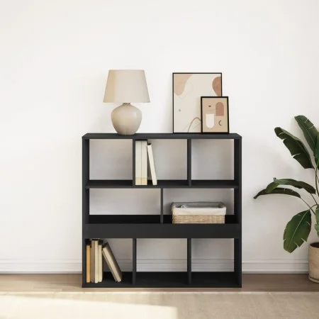 Estantería/divisor de espacios negro 100x33x94,5 cm de , Librerías y estanterías - Ref: Foro24-854473, Precio: 104,30 €, Desc...