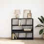 Regal/ Raumteiler Schwarz 100x33x94,5 cm von , Bücherregale und Regale - Ref: Foro24-854473, Preis: 106,37 €, Rabatt: %