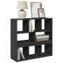 Regal/ Raumteiler Schwarz 100x33x94,5 cm von , Bücherregale und Regale - Ref: Foro24-854473, Preis: 104,30 €, Rabatt: %