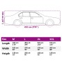 Autoschutzhülle für Limousine mit silberner Schnalle M von , Autoaufbewahrungsabdeckungen - Ref: Foro24-4008926, Preis: 31,77...