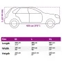 Funda de coche para SUV con correas hebilla plateado M by , Car Storage Covers - Ref: Foro24-4008930, Price: 39,93 €, Discoun...