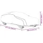 Funda de coche para Sedan con correas hebilla PEVA plateado M de , Cubiertas para almacenamiento de automóviles - Ref: Foro24...