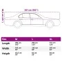 Funda para coche con ganchos media PEVA plateado M by , Car Storage Covers - Ref: Foro24-4008958, Price: 21,85 €, Discount: %