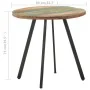 Solid recycled wood dining table 80 cm by , Kitchen and dining tables - Ref: Foro24-320484, Price: 147,26 €, Discount: %