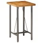 High bar table made of solid recycled teak wood 60x60x107 cm by , Kitchen and dining tables - Ref: Foro24-245803, Price: 251,...