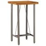High bar table made of solid recycled teak wood 60x60x107 cm by , Kitchen and dining tables - Ref: Foro24-245803, Price: 251,...