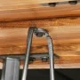 Hoher Bartisch aus massivem recyceltem Teakholz 60x60x107 cm von , Küchen- und Esstische - Ref: Foro24-245803, Preis: 256,30 ...