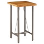 Hoher Bartisch aus massivem recyceltem Teakholz 60x60x107 cm von , Küchen- und Esstische - Ref: Foro24-245803, Preis: 256,30 ...