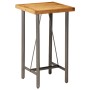 Hoher Bartisch aus massivem recyceltem Teakholz 60x60x107 cm von , Küchen- und Esstische - Ref: Foro24-245803, Preis: 256,30 ...