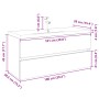 Set de muebles de baño 2 pzas cerámica y madera de ingeniería by , Bathroom furniture - Ref: Foro24-3307665, Price: 334,92 €,...