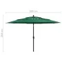 Sombrilla de 3 niveles con poste de aluminio verde 3,5 m de vidaXL, Sombrillas - Ref: Foro24-313877, Precio: 135,04 €, Descue...