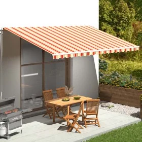 Replacement fabric for yellow and orange awning 5x3 m by vidaXL, Awnings - Ref: Foro24-312021, Price: 65,06 €, Discount: %