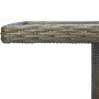Garden table in brown synthetic rattan and tempered glass by vidaXL, Garden tables - Ref: Foro24-313313, Price: 226,69 €, Dis...