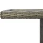 Garden table in brown synthetic rattan and tempered glass by vidaXL, Garden tables - Ref: Foro24-313313, Price: 175,20 €, Dis...