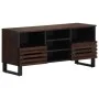 Mueble de TV madera maciza mango marrón 100x34x46 cm von , CD- und DVD-Speicher - Ref: Foro24-377526, Preis: 84,14 €, Rabatt: %