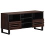 Mueble de TV madera maciza mango marrón 100x34x46 cm by , CD and DVD storage - Ref: Foro24-377526, Price: 84,91 €, Discount: %