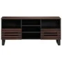 Mueble de TV madera maciza mango marrón 100x34x46 cm von , CD- und DVD-Speicher - Ref: Foro24-377526, Preis: 84,14 €, Rabatt: %