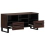 Mueble de TV madera maciza mango marrón 100x34x46 cm by , CD and DVD storage - Ref: Foro24-377526, Price: 84,91 €, Discount: %