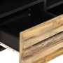 Mueble de TV madera maciza de mango rugosa 100x34x46 cm von , CD- und DVD-Speicher - Ref: Foro24-377524, Preis: 99,40 €, Raba...