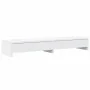 Soporte monitor y cajones madera ingeniería blanco 100x27x15cm by , Computer bases and risers - Ref: Foro24-854670, Price: 58...