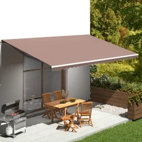Replacement fabric for brown awning 6x3.5 m by vidaXL, Awnings - Ref: Foro24-311984, Price: 93,90 €, Discount: %