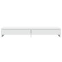 Soporte monitor y cajones madera ingeniería blanco 100x27x15cm von , Computersockel und -erhöhungen - Ref: Foro24-854670, Pre...