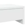 Soporte monitor y cajones madera ingeniería blanco 100x27x15cm by , Computer bases and risers - Ref: Foro24-854670, Price: 58...