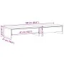 Soporte monitor y cajones madera ingeniería blanco 100x27x15cm by , Computer bases and risers - Ref: Foro24-854670, Price: 58...