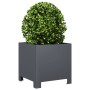 Jardinera hexagonal acero antracita 30x30x30 cm von , Töpfe und Pflanzgefäße - Ref: Foro24-851189, Preis: 39,17 €, Rabatt: %