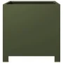 Jardineras 2 unidades acero verde oliva 40x40x40 cm von , Töpfe und Pflanzgefäße - Ref: Foro24-851206, Preis: 80,78 €, Rabatt: %