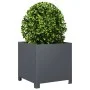 Jardineras 2 unidades acero gris antracita 40x40x40 cm by , Pots and planters - Ref: Foro24-851204, Price: 83,42 €, Discount: %
