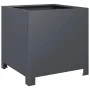 Jardineras 2 unidades acero gris antracita 40x40x40 cm by , Pots and planters - Ref: Foro24-851204, Price: 83,42 €, Discount: %