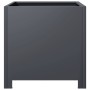 Jardineras 2 unidades acero gris antracita 40x40x40 cm von , Töpfe und Pflanzgefäße - Ref: Foro24-851204, Preis: 83,42 €, Rab...