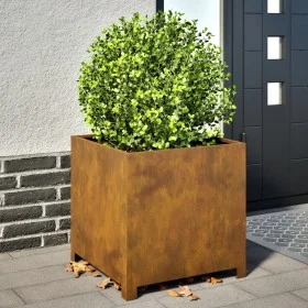 Pflanzgefäß aus rostfreiem Stahl, 50x50x50 cm. von , Töpfe und Pflanzgefäße - Ref: Foro24-851219, Preis: 78,11 €, Rabatt: %