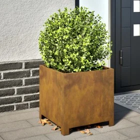 Pflanzkübel 2 Stück aus rostigem Stahl 40x40x40 cm von , Töpfe und Pflanzgefäße - Ref: Foro24-851212, Preis: 100,01 €, Rabatt: %